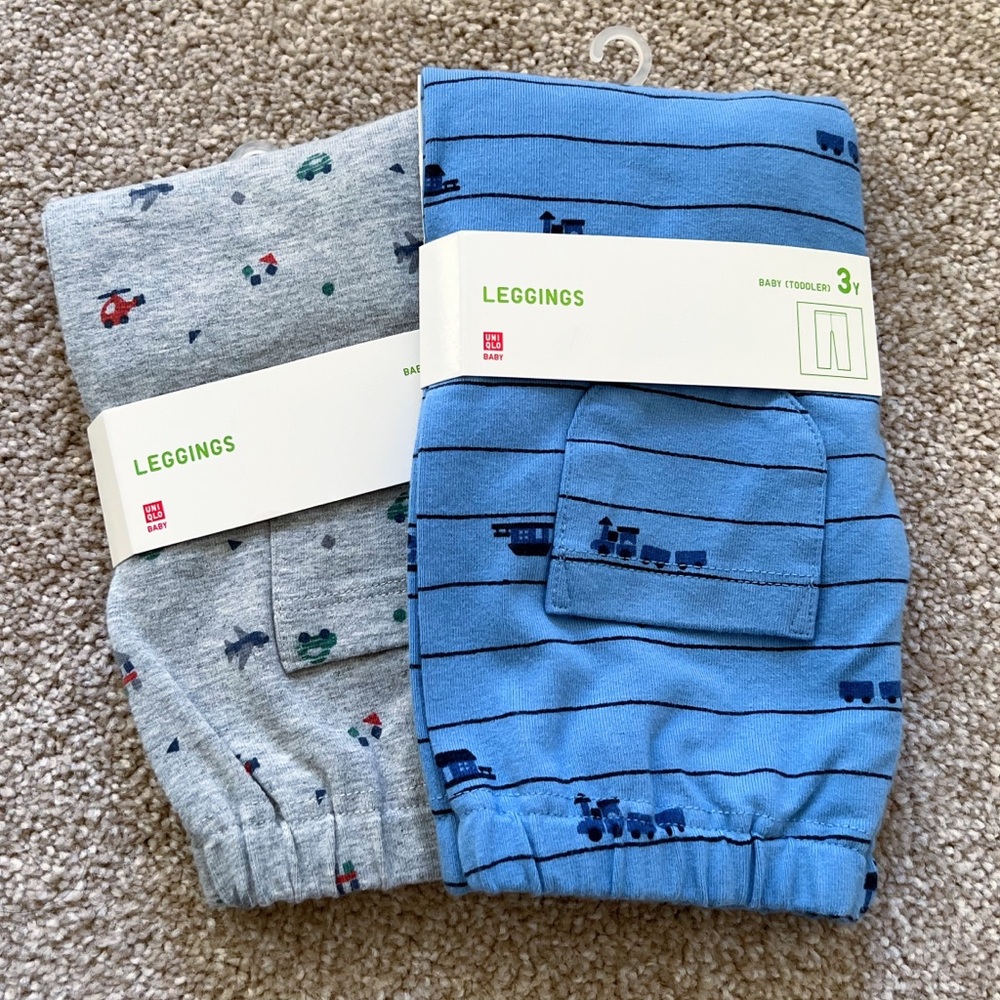 Lot of two Uniqlo toddler leggings